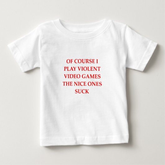 T-shirt Pour Bébé jeu vidéo (Devant)