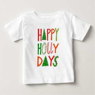 T-shirt Pour Bébé JEUX JOURS DE FÊTE SAINTE Noël