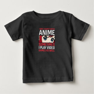 T-shirt Pour Bébé Jeux Vidéo Anime Waifu Girl Eyes Gamer Gaming Quo