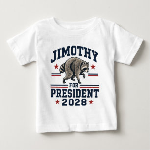T-shirt Pour Bébé Jimothy président 2028