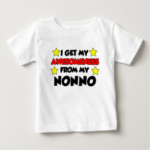 T-shirt Pour Bébé J'Obtiens Ma Compréhension De Mon Nonno