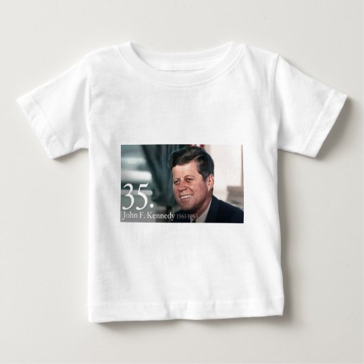 T-shirt Pour Bébé John F. Kennedy (Devant)