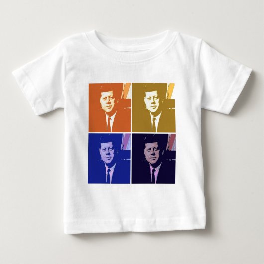 T-shirt Pour Bébé John F Kennedy (Devant)