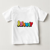 T-shirt Pour Bébé Johnny (Devant)