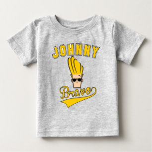 T-shirt Pour Bébé Johnny Bravo Collegiate Graphic