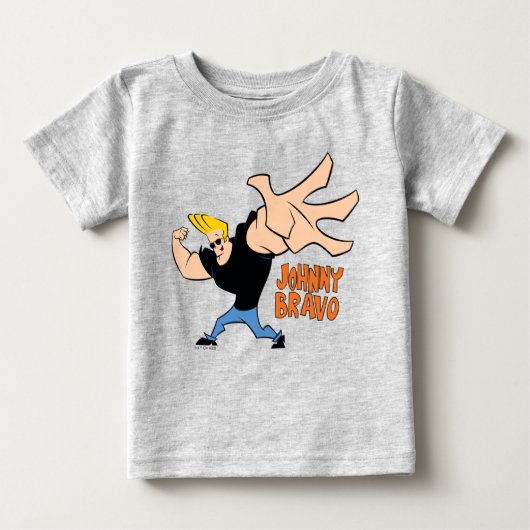 T-shirt Pour Bébé Johnny Bravo Pose Iconique (Devant)