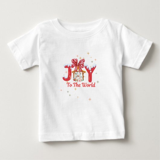T-shirt Pour Bébé Joie (Devant)
