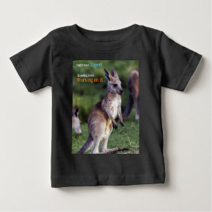 T-shirt Pour Bébé Joie moelleuse mignonne Kangaroo