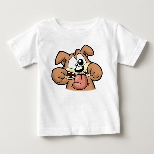 T-shirt Pour Bébé Joli chiot (Devant)