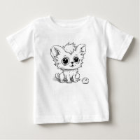 Joli chiot jouant avec une balle