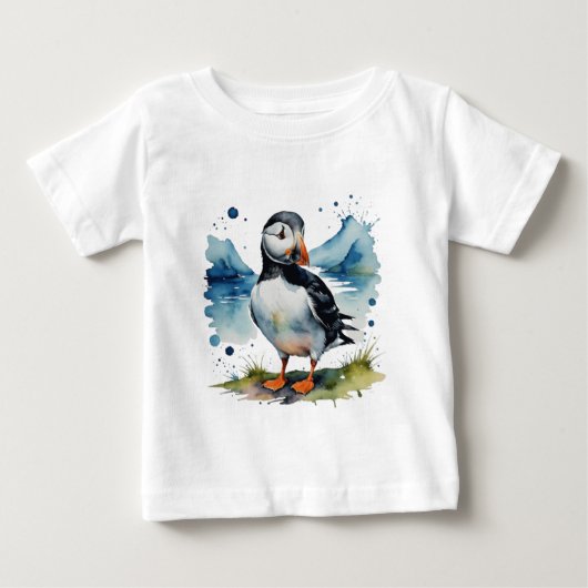 T-shirt Pour Bébé Joli dauphin (Devant)