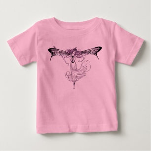 T-shirt Pour Bébé Joli Décal Fairy Vintage