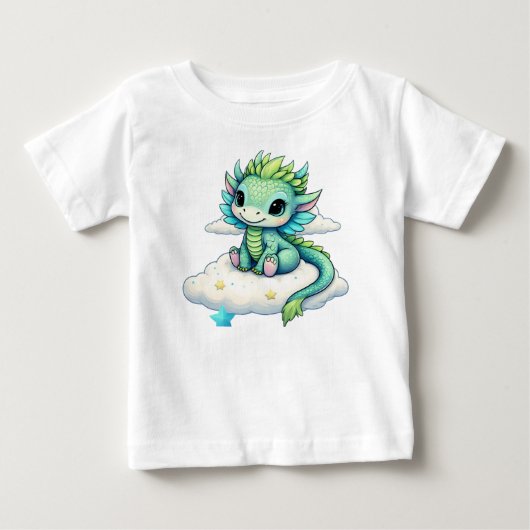 T-shirt Pour Bébé Joli dragon (Devant)
