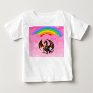 T-shirt Pour Bébé Joli Dragon