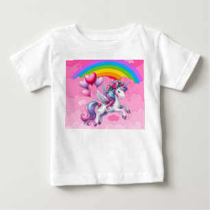 T-shirt Pour Bébé Joli licorne.