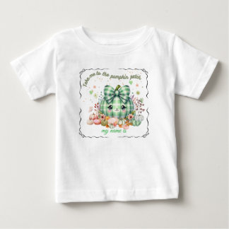 T-shirt Pour Bébé Joli modèle de citrouille pour Halloween, personna