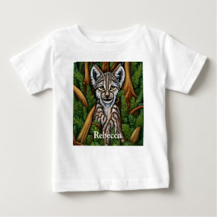 T-shirt Pour Bébé Joli Petit Lynx Kitten adorable
