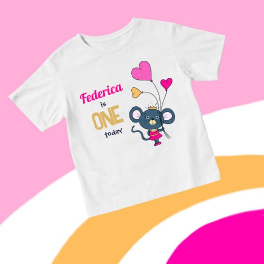 T-shirt Pour Bébé Joli petit souris