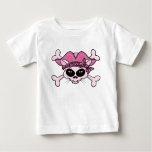 T-shirt Pour Bébé Joli Pirate Kitty
