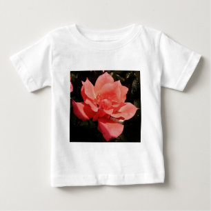 T-shirt Pour Bébé Joli rose rose Peach floral