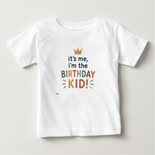 T-shirt Pour Bébé Joli tee-shirt d'anniversaire pour garçons et fill
