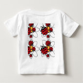 T-shirt Pour Bébé Jolie coccinelle (Dos)