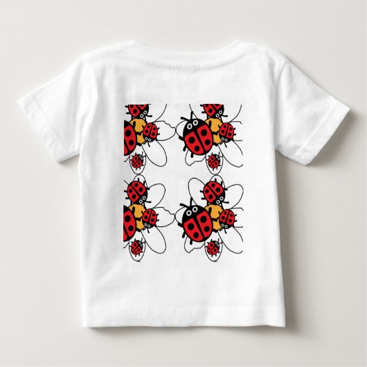 T-shirt Pour Bébé Jolie coccinelle (Dos)