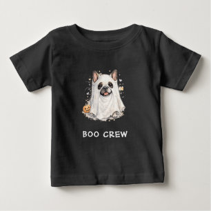 T-shirt Pour Bébé Jolie équipe de fantômes de Halloween de Bouledogu