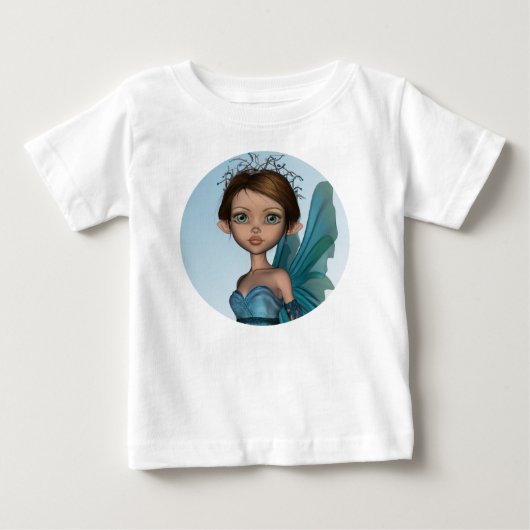 T-shirt Pour Bébé Jolie Fée (Devant)