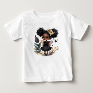T-shirt Pour Bébé Jolie fée noire