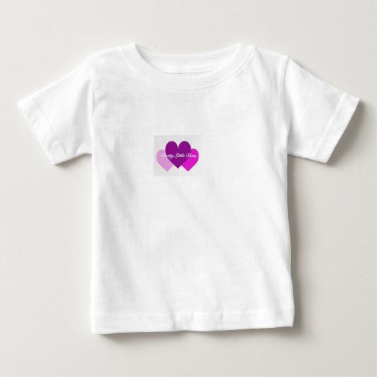 T-shirt Pour Bébé Jolie Petite Diva (Devant)