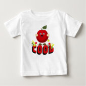 T-shirt Pour Bébé Jolie pomme rouge (Devant)