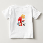 T-shirt Pour Bébé Jolie vache 1er anniversaire (Dos)