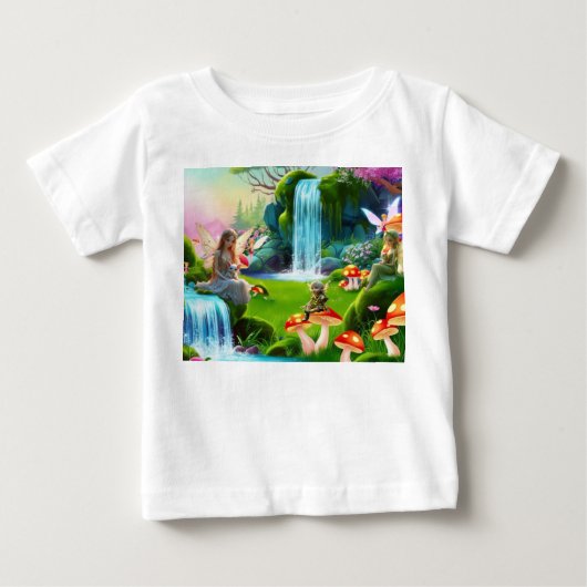 T-shirt Pour Bébé Jolies Fées (Devant)