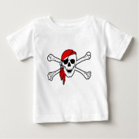 Jolly roger à bandana rouge