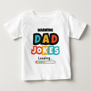 T-shirt Pour Bébé Jote Design Papa Blague Chargement De Fête des pèr