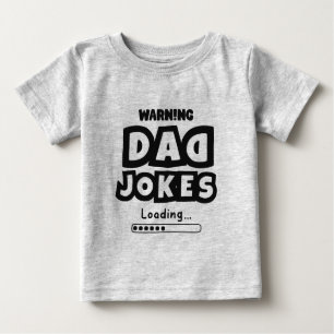 T-shirt Pour Bébé Jote Design Papa Blague Chargement De Fête des pèr