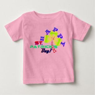 T-shirt Pour Bébé ♫☆♥JØU¥R NÉE St. Patrick Organique Creeper☆♥♪