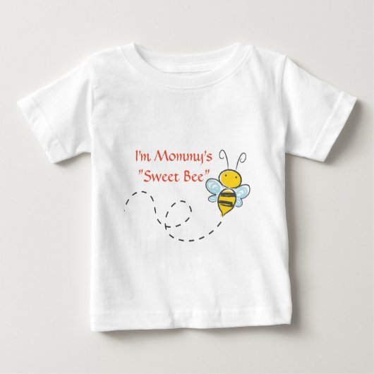 T-shirt Pour Bébé Jouer Bumblebee Sweet Bee (Devant)