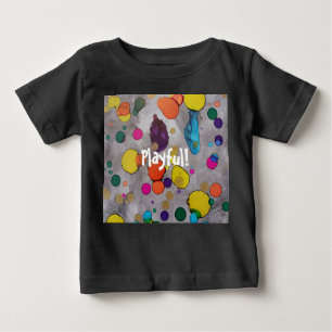 T-shirt Pour Bébé Jouer Conception colorée et Whimsical!
