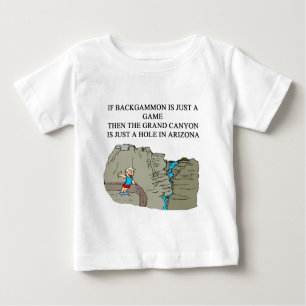 T-shirt Pour Bébé Joueur de BACKGAMMON