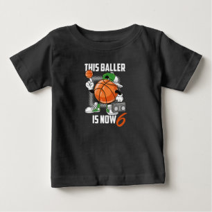 T-shirt Pour Bébé Joueur de basket-ball 6 Ans Fundy 6 Ans