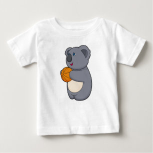 T-shirt Pour Bébé Joueur de basket-ball de Koala