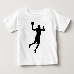 T-shirt Pour Bébé Joueur de basket-ball Pop Art Silhouette