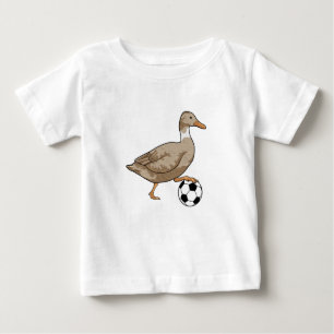 T-shirt Pour Bébé Joueur de football canard