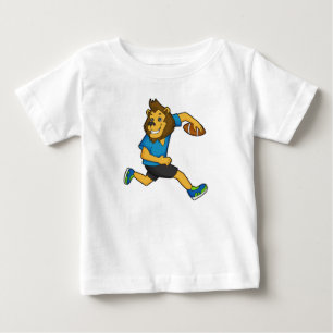 T-shirt Pour Bébé Joueur de football de Lion Rugby