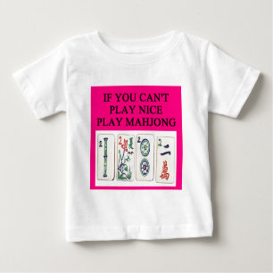 T-shirt Pour Bébé Joueur de MAHJONG