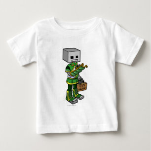 T-shirt Pour Bébé Joueur de personnel de Lawyerbot Brightvale