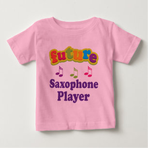 T-shirt Pour Bébé Joueur de saxophone (avenir)
