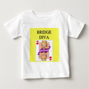 T-shirt Pour Bébé joueur en double de jeu de pont